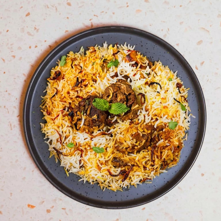 Delicious Goat Biryani Awaits