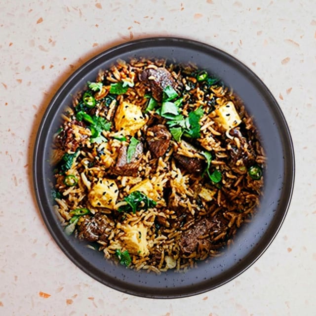 Lamb Biryani Platter.