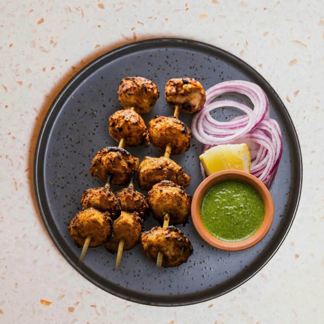 Tandoori Mushrooms.