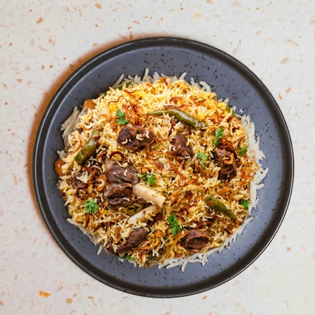 Goat Pulao.