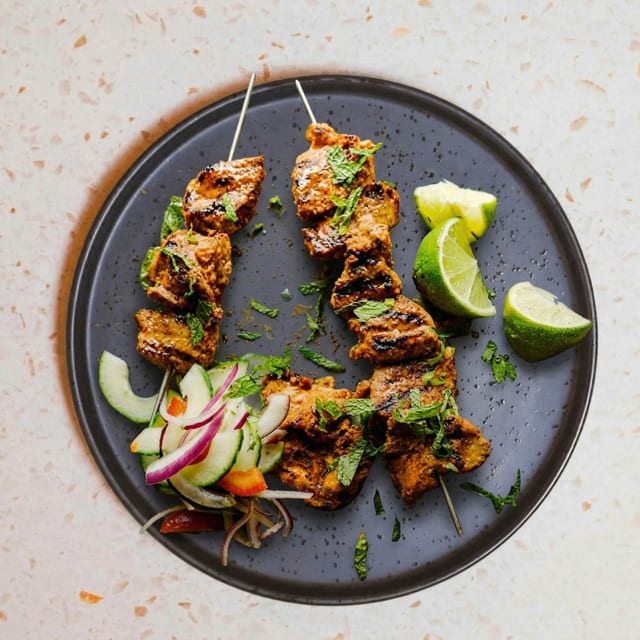 Lamb Boti Kebab.