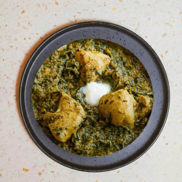 Chicken Palak.