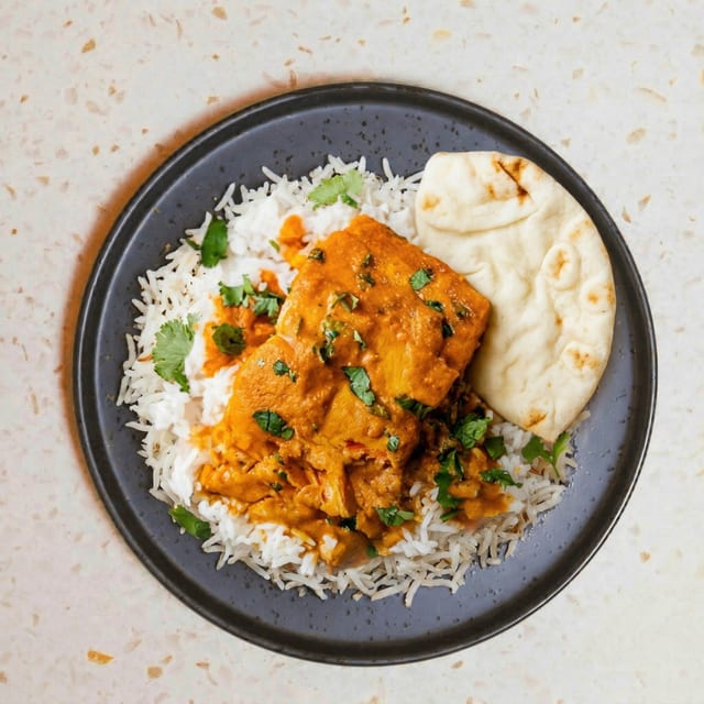Salmon Tikka Masala.